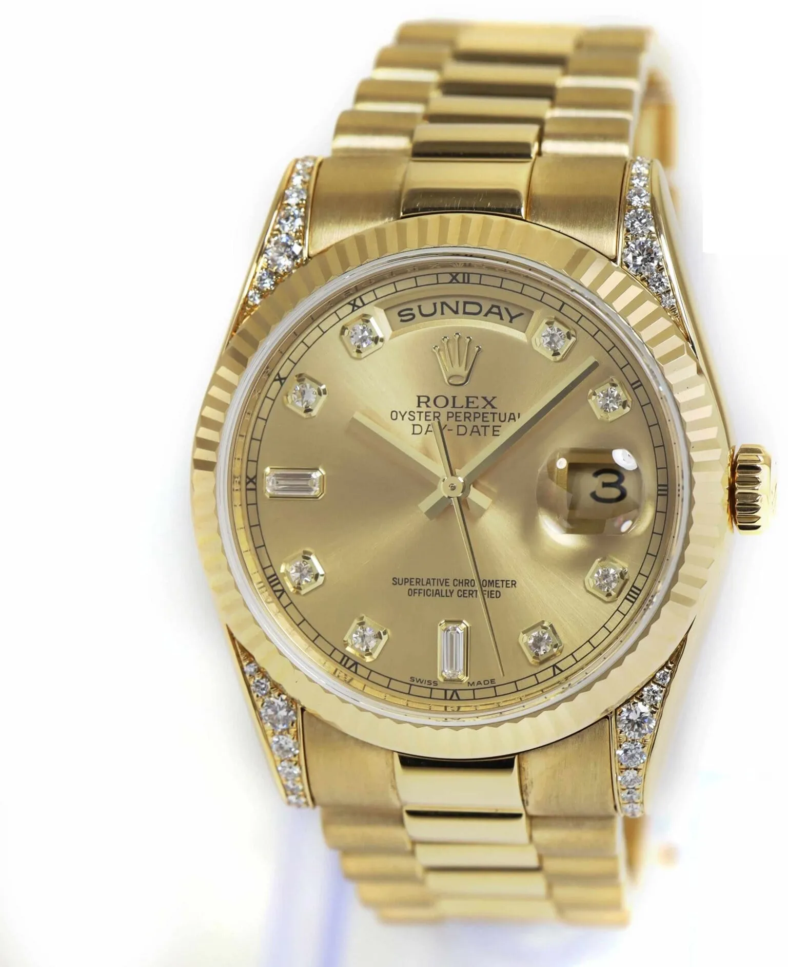 Rolex Day-Date 36 118338 36mm Yellow gold Champagne