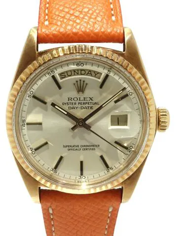 Rolex Day-Date 36 1803 36mm Yellow gold Silver