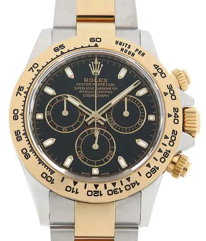 Rolex Daytona 116503 40mm Yellow gold and stainless steel Black
