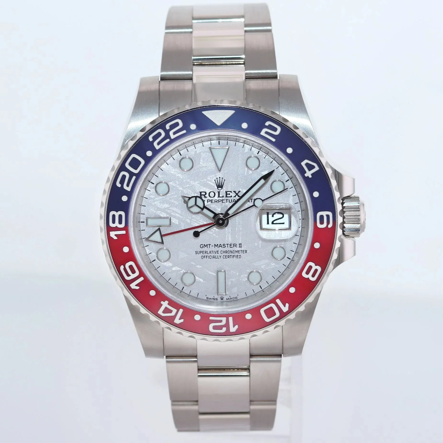 Rolex GMT-Master II 126719BLRO-0002 40mm 18k white gold Silver 1