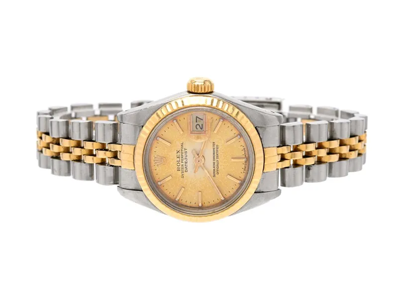 Rolex Lady-Datejust 69173 26mm Yellow gold and Stainless steel Champagne