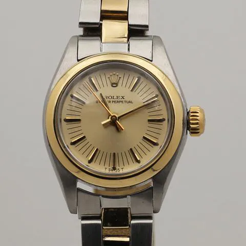 Rolex Oyster Perpetual 26 6718 26mm Yellow gold and stainless steel Gold