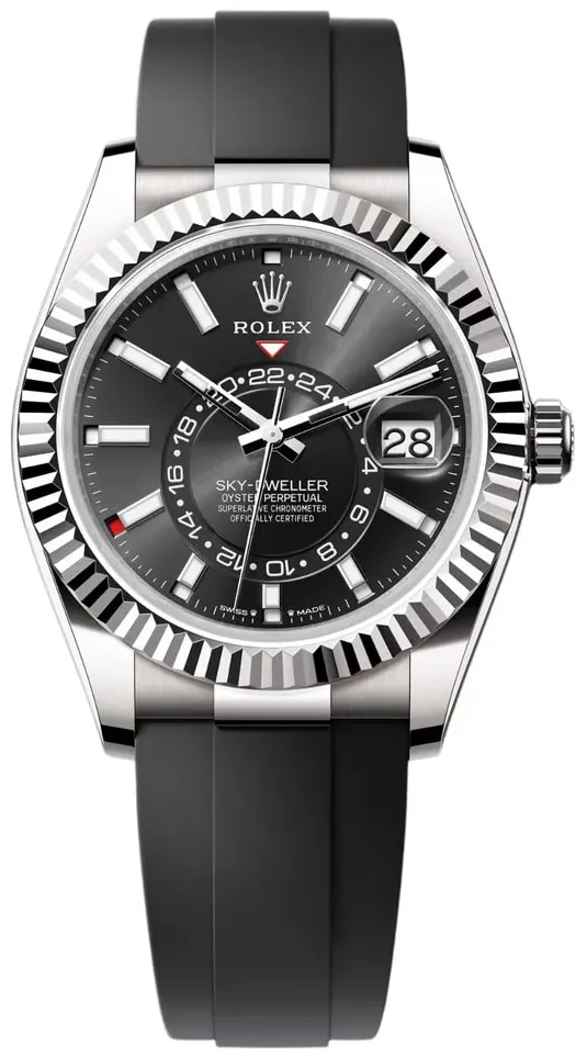 Rolex Sky-Dweller 336239-0002 42mm 18k white gold Black