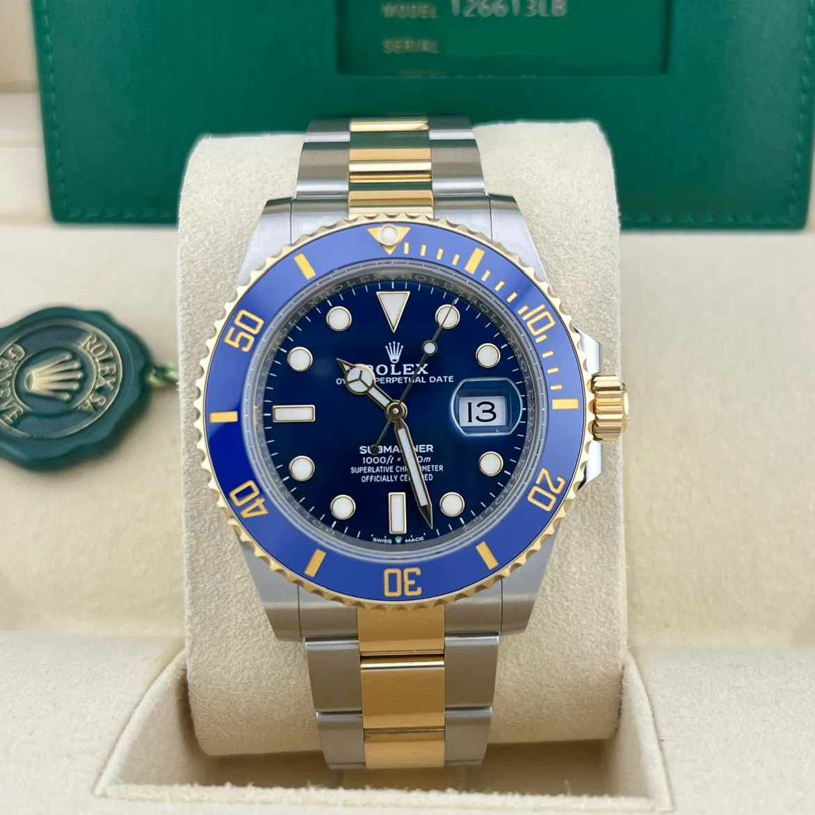 Rolex Submariner 126613LB-0002 41mm Yellow gold and Oystersteel Blue