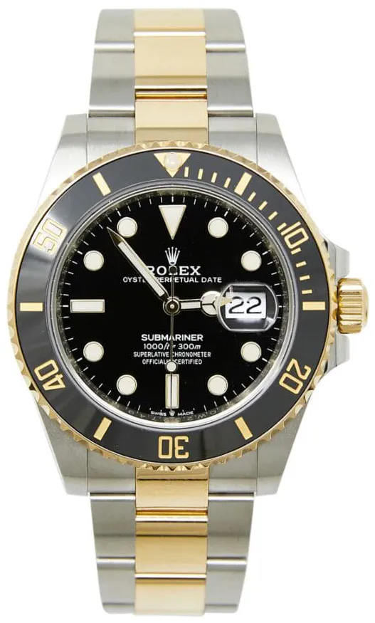 Rolex Submariner 126613LN-0002 41mm Yellow gold and Oystersteel Black