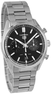 TAG Heuer Carrera Calibre HEUER 02 Automatic Chronograph CBN2010.BA0642 Stainless steel Blue