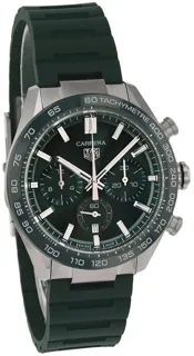 TAG Heuer Carrera Calibre HEUER 02 Automatik Chronograph CBN2A1N.FT6238 Ceramic and Stainless steel Green