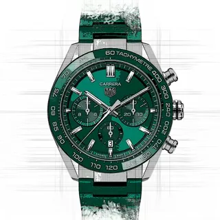 TAG Heuer Carrera CBN2A1N.FT6238 Ceramic and Stainless steel Green