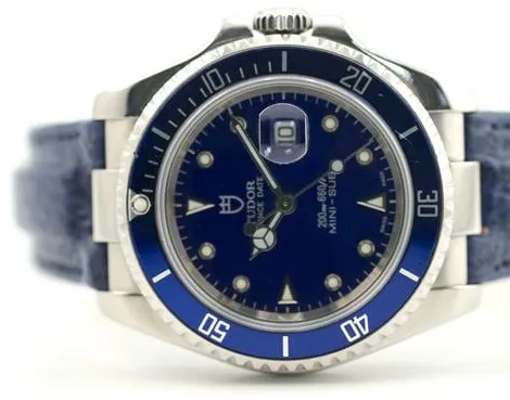 Tudor Prince Oysterdate 73190 34mm Stainless steel Blue