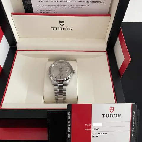 Tudor Style 12500 38mm Stainless steel Silver