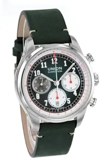 Union Glashütte Belisar Chronograph D009.427.16.092.00 Stainless steel Green