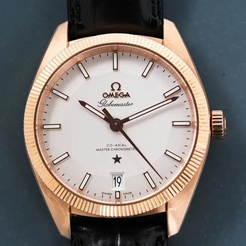 Omega Globemaster 130.53.39.21.02.001 39mm Rose gold Silver