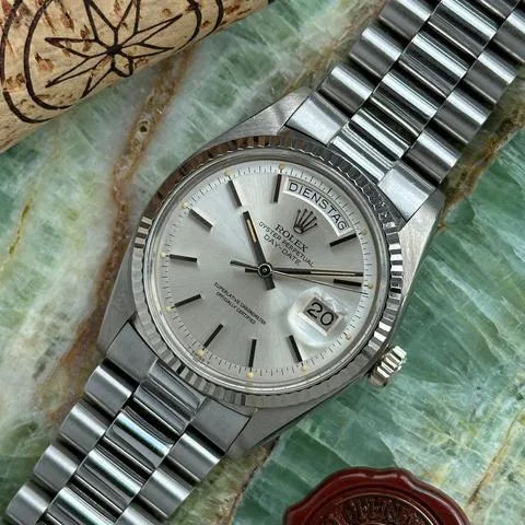 Rolex Day-Date 36 1803 36mm White gold Silver 4