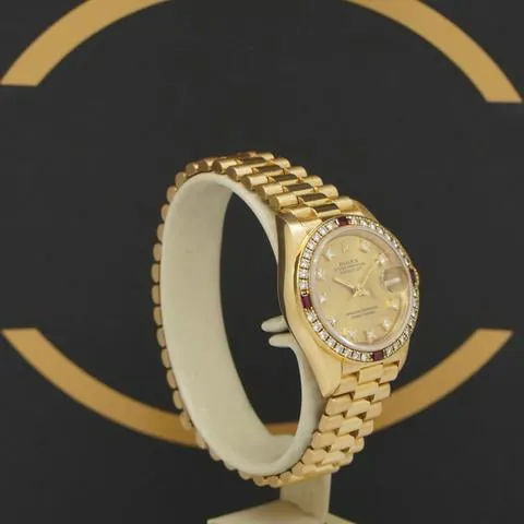 Rolex Lady-Datejust 69068 26mm Yellow gold Champagne 2