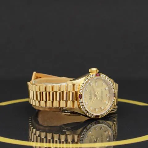 Rolex Lady-Datejust 69068 26mm Yellow gold Champagne 4