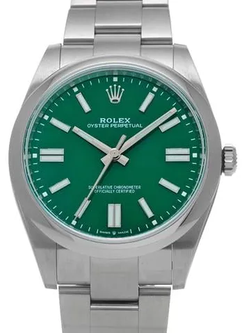 Rolex Oyster Perpetual 41 124300 41mm Stainless steel Green