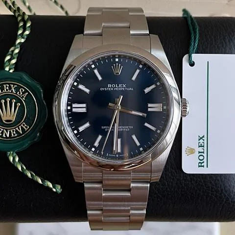 Rolex Oyster Perpetual 41 124300 41mm Stainless steel Blue