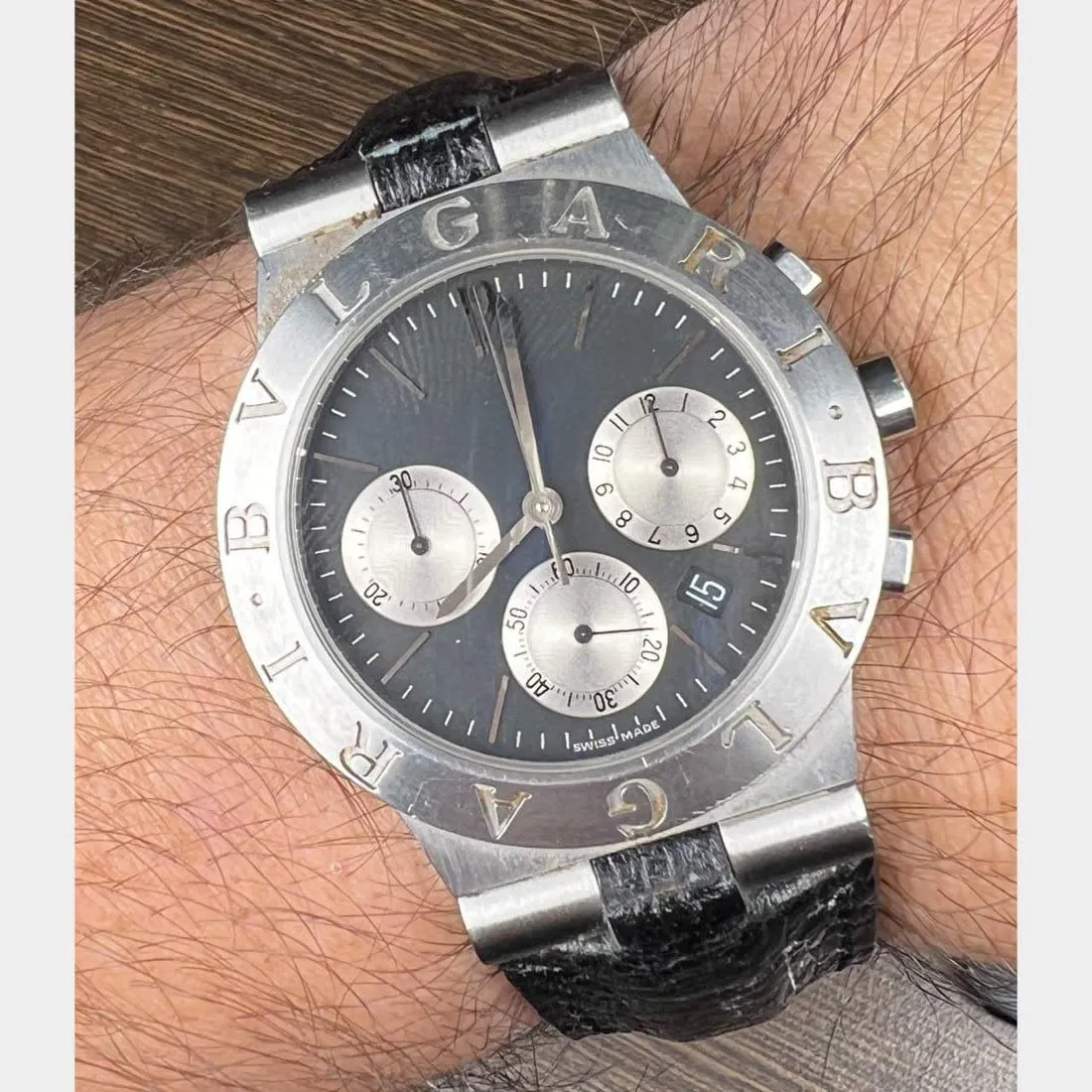 Bulgari Diagono 35mm Stainless steel