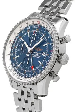 Breitling Navitimer World A2432212/C651 46mm Stainless steel Blue 1