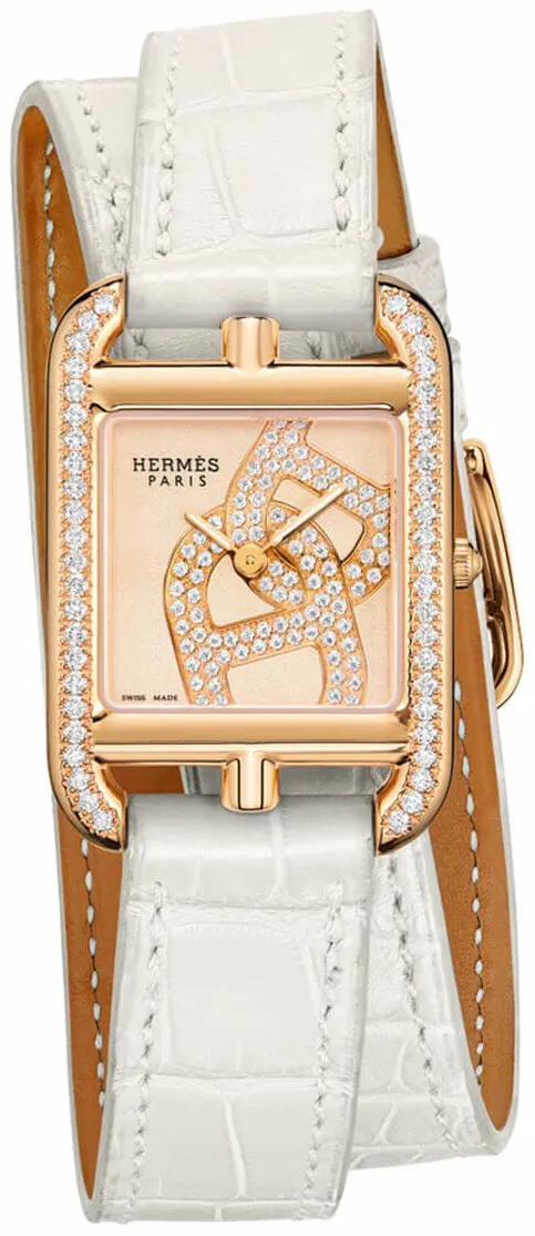 Hermès Cape Cod 054711WW00 23mm Rose gold Dorè