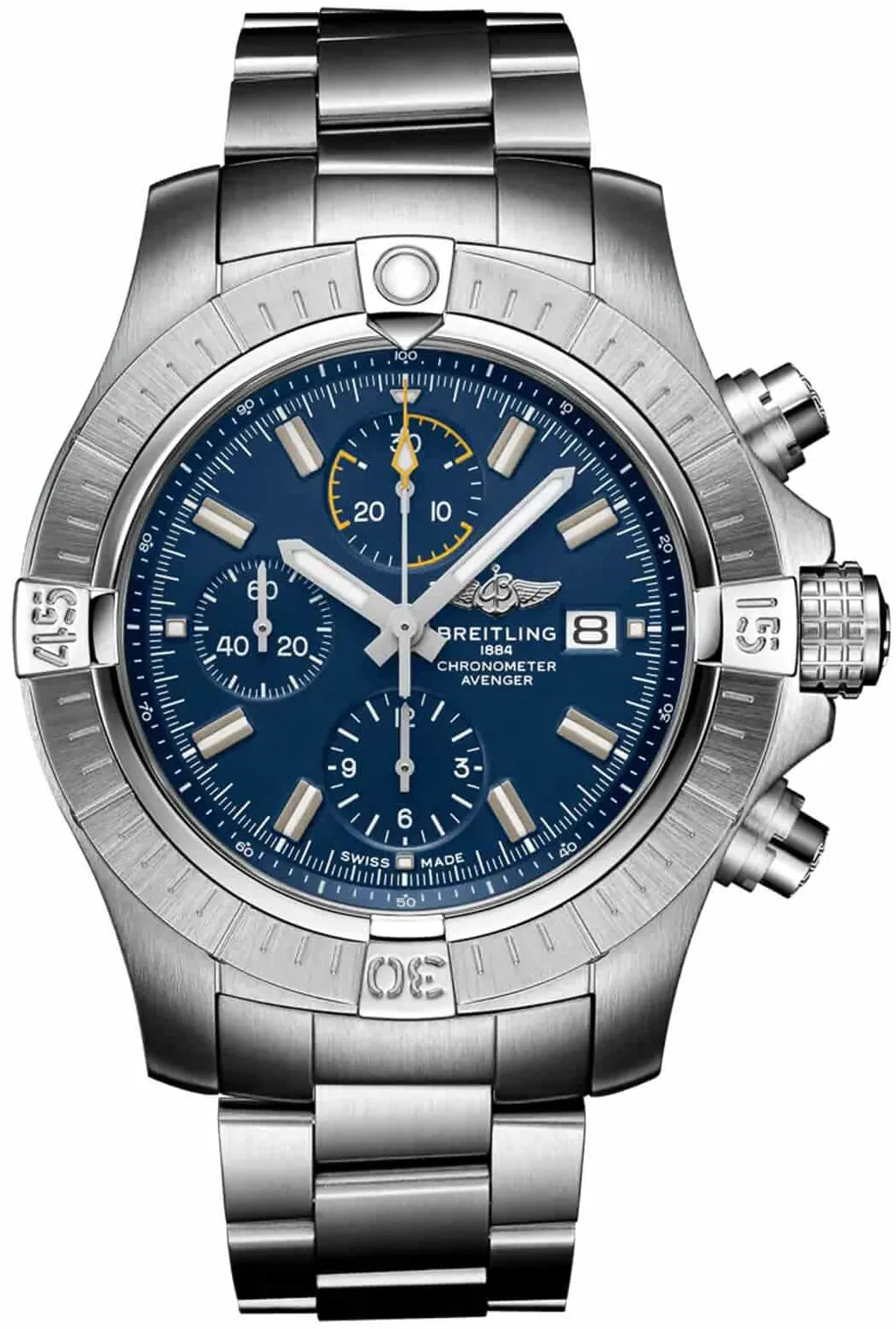 Breitling Avenger A13317101C1A1 45mm Stainless steel Blue