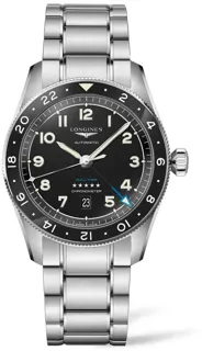 Longines Spirit L3.812.4.53.6 Stainless steel Black