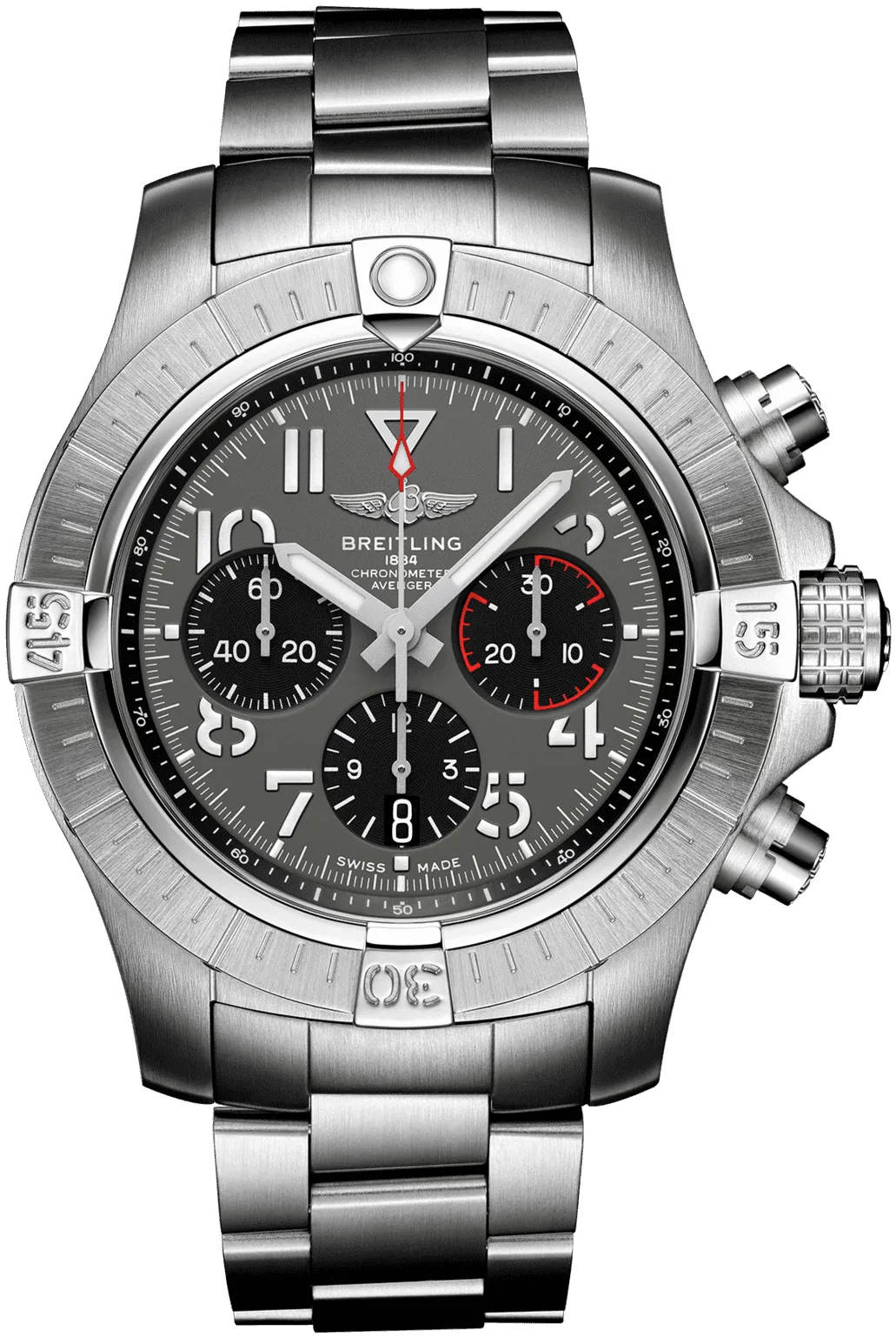 Breitling Avenger AB01821A1B1A1 45mm Stainless steel Black