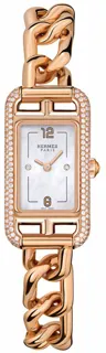 Hermès Nantucket 049572WW00 Rose gold White