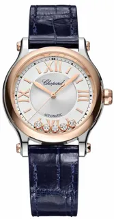 Chopard Happy Sport 278608-6001 Rose gold and Stainless steel Silver