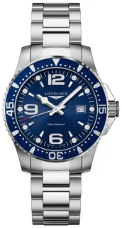 Longines HydroConquest L3.730.4.96.6 Stainless steel Blue