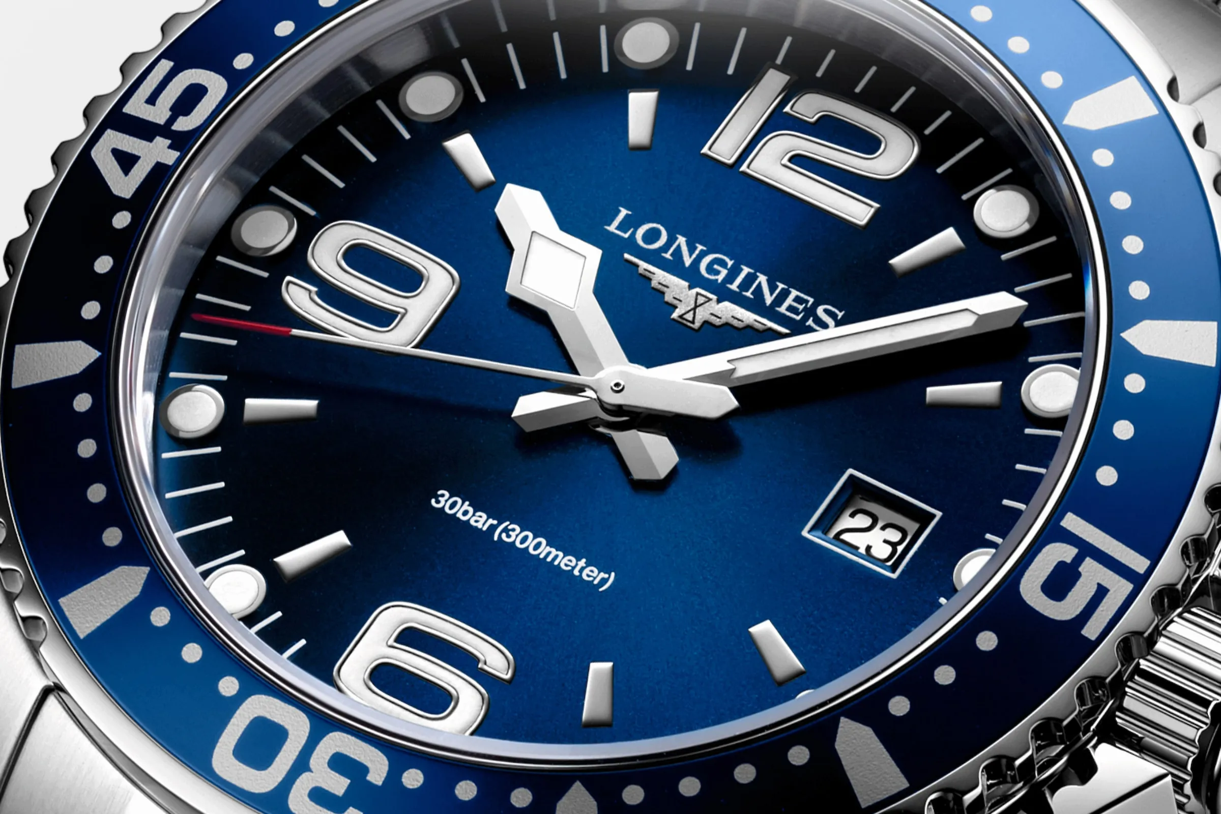 Longines HydroConquest L3.730.4.96.6 38.99mm Stainless steel Blue 2