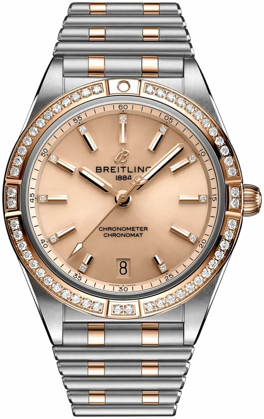 Breitling Chronomat U10380591K1U1 36mm Rose gold and Stainless steel Rose