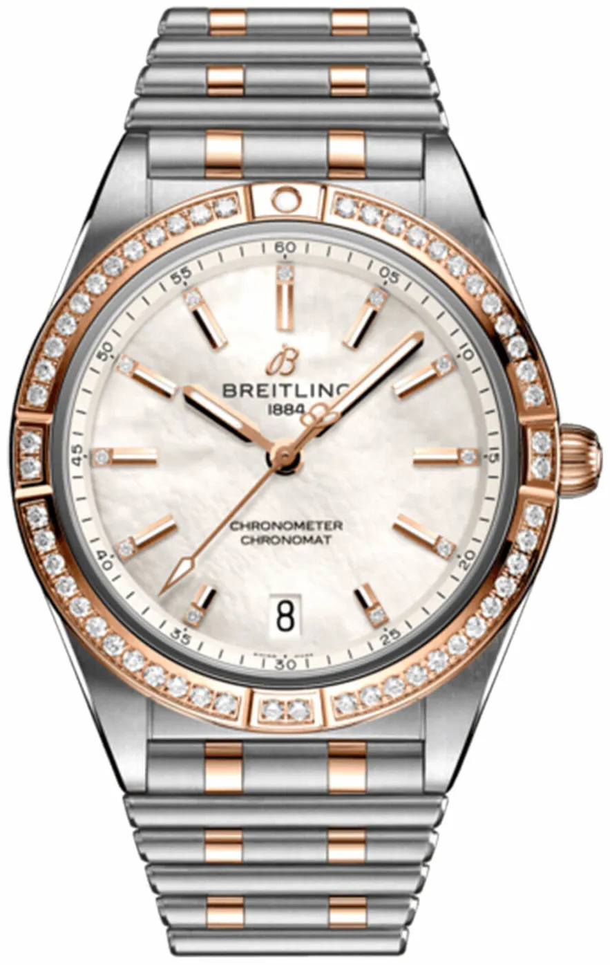 Breitling Chronomat U10380591A2U1 36mm Stainless steel White