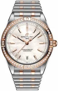 Breitling Chronomat U10380591A2U1 Stainless steel and Red gold White