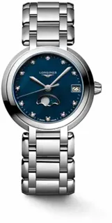 Longines PrimaLuna L8.115.4.98.6 Stainless steel Blue