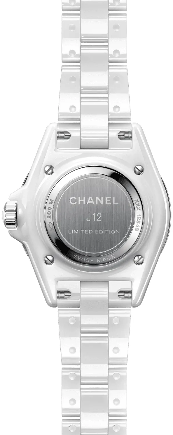 Chanel J12 H7990 33mm Ceramic and Stainless steel White 1