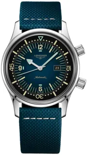 Longines Heritage L3.374.4.90.2 Stainless steel Blue