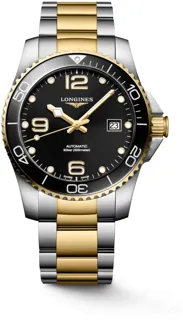 Longines HydroConquest L3.781.3.56.7 Stainless steel Black