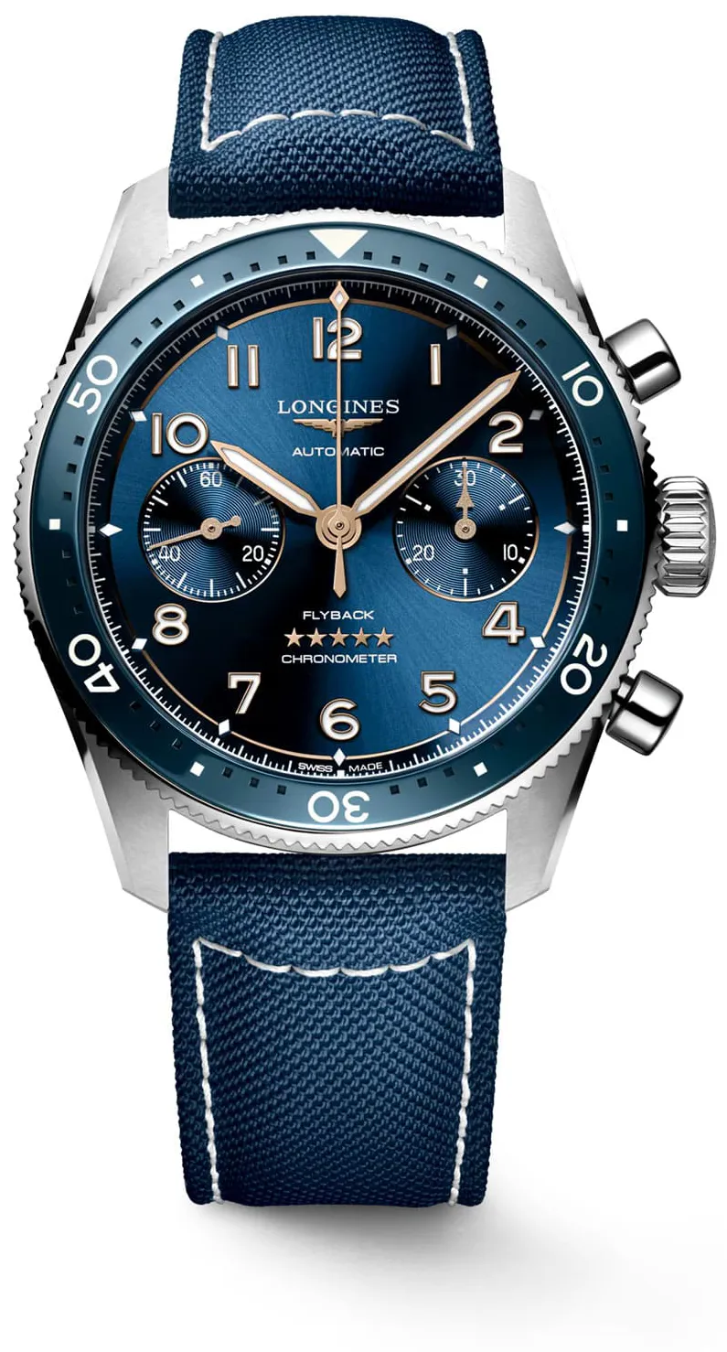 Longines Spirit L38214932 42mm Stainless steel Blue