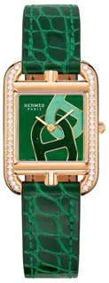 Hermès Cape Cod 060168WW00 Rose gold Green