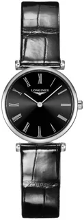 Longines La Grande Classique L4.209.4.51.2 Stainless steel Black