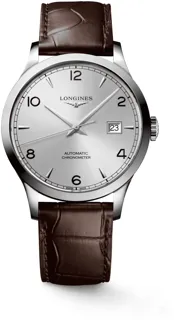 Longines Record L2.821.4.76.2 Stainless steel Silver