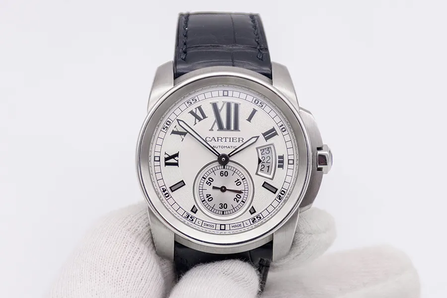 Cartier Calibre de Cartier W7100037 42mm Stainless steel Silver 1