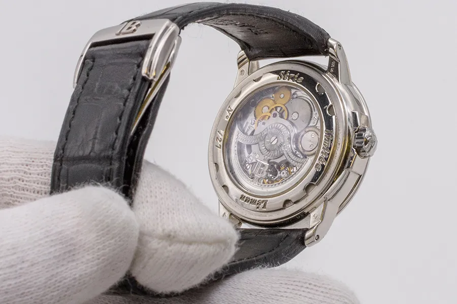 Blancpain Léman Tourbillon 2825A-53BDA 38mm Platinum Openwork 6