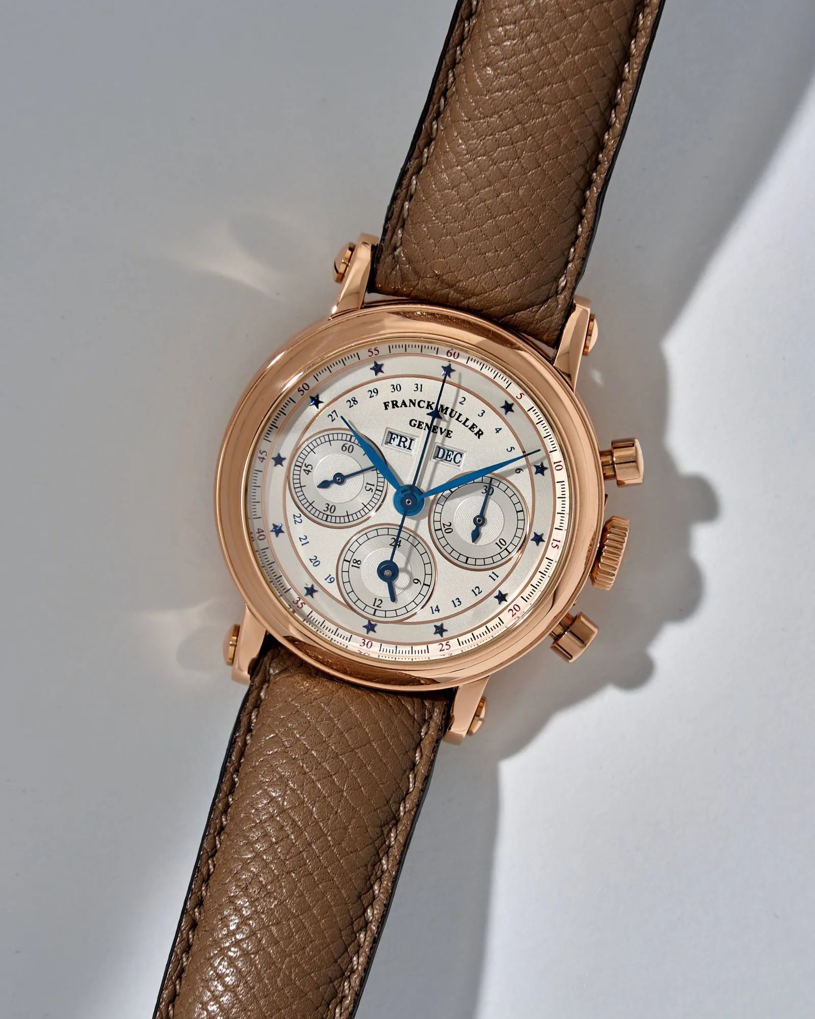 Franck Muller Chronograph 7000 CC MC 36 36mm Rose gold White 2