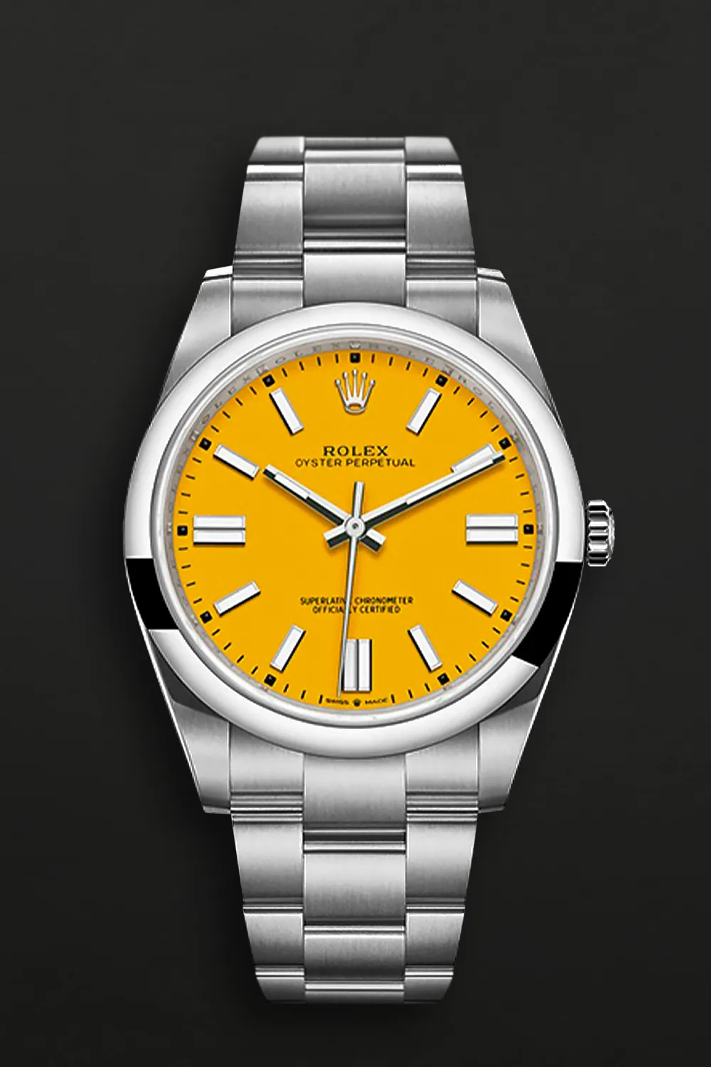 Rolex Oyster Perpetual 41 124300 41mm Stainless steel Yellow