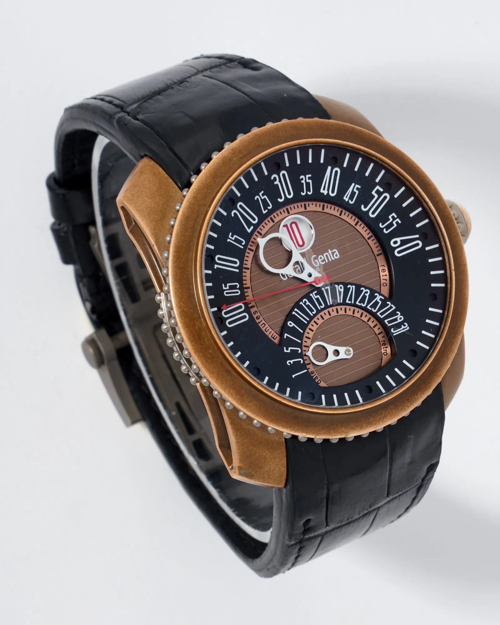 Gérald Genta Gefica Biretro Safari GBS.Y.98 46.5mm Bronze and Titanium Black 1