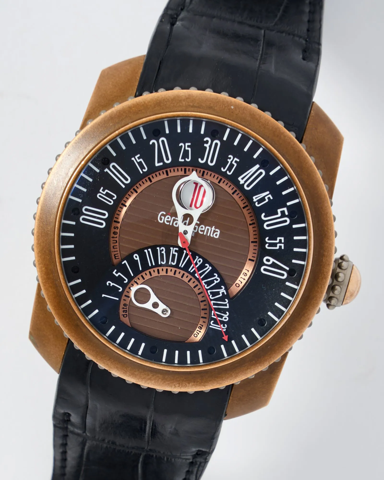 Gérald Genta Gefica Biretro Safari GBS.Y.98 46.5mm Bronze and Titanium Black 2