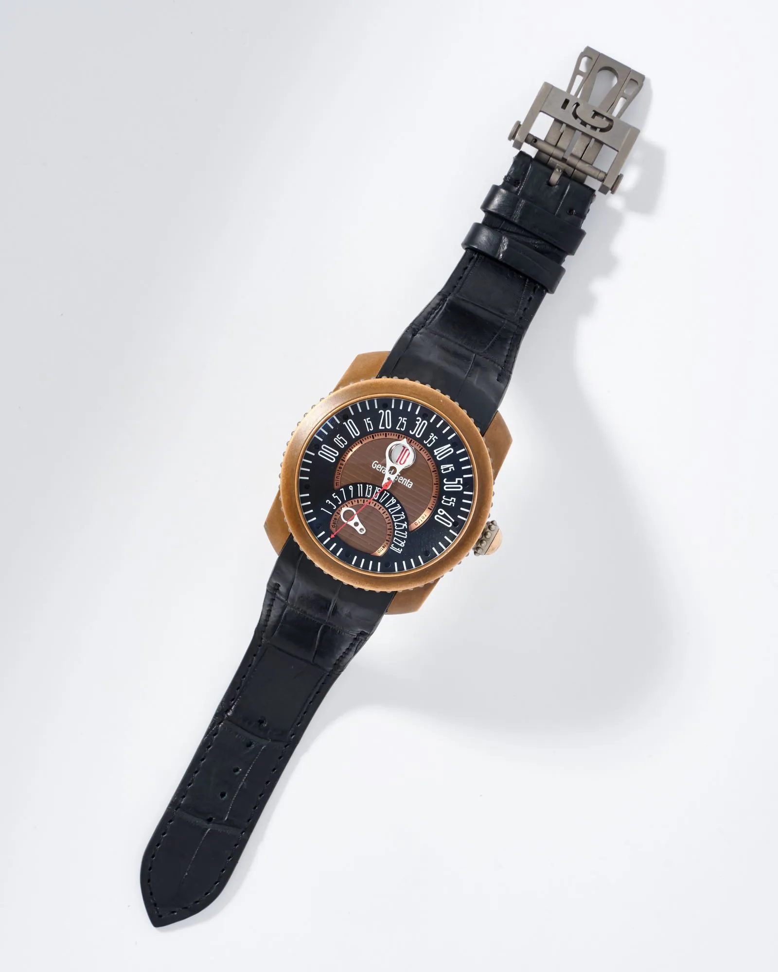 Gérald Genta Gefica Biretro Safari GBS.Y.98 46.5mm Bronze and Titanium Black 7