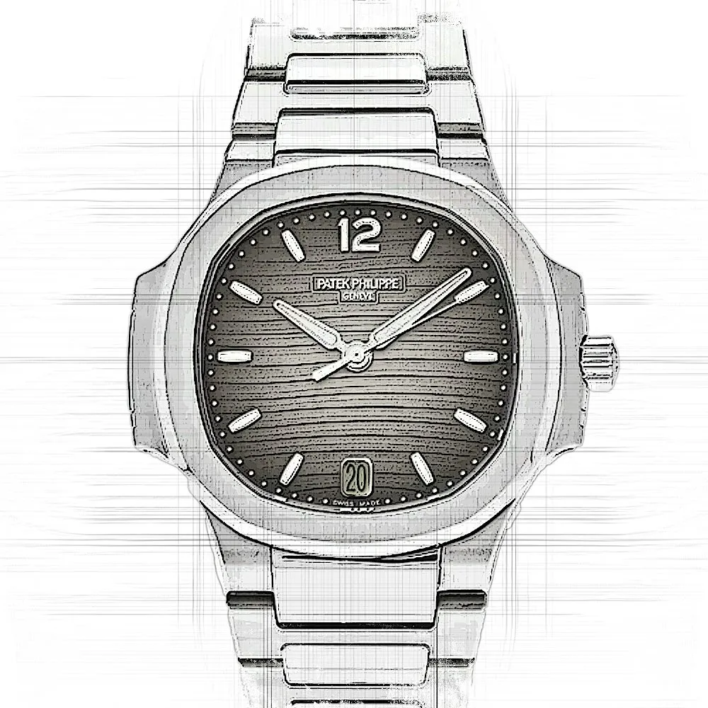 Patek Philippe Nautilus 7118/1A-011 35mm Edelstahl Gray